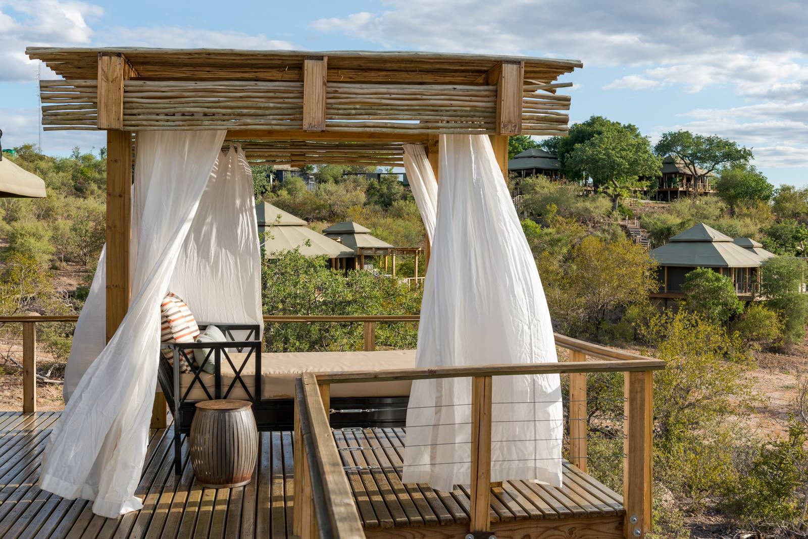 Daybed at Simbavati Hilltop Lodge
