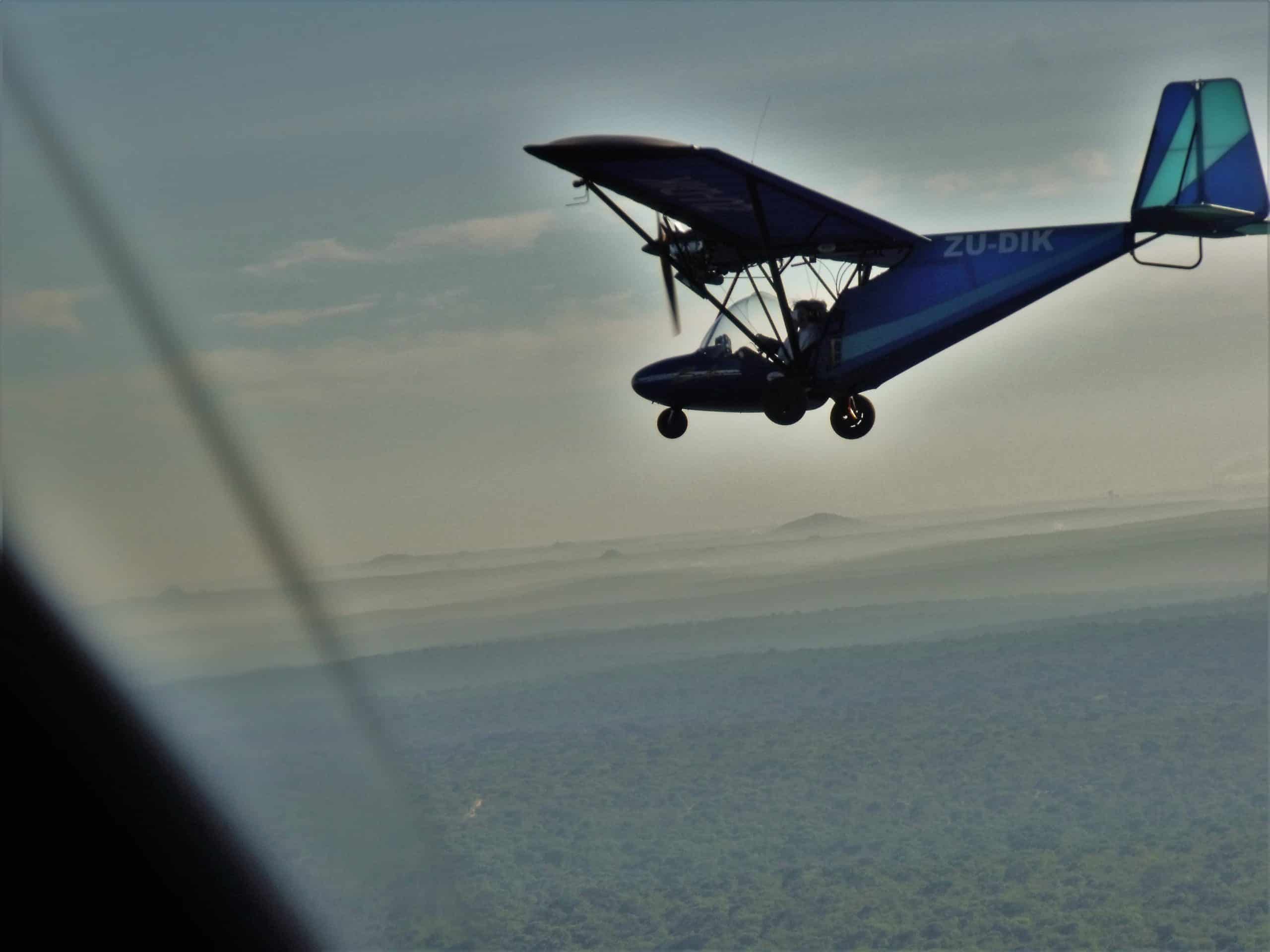 Morning microloight flights over Kruger