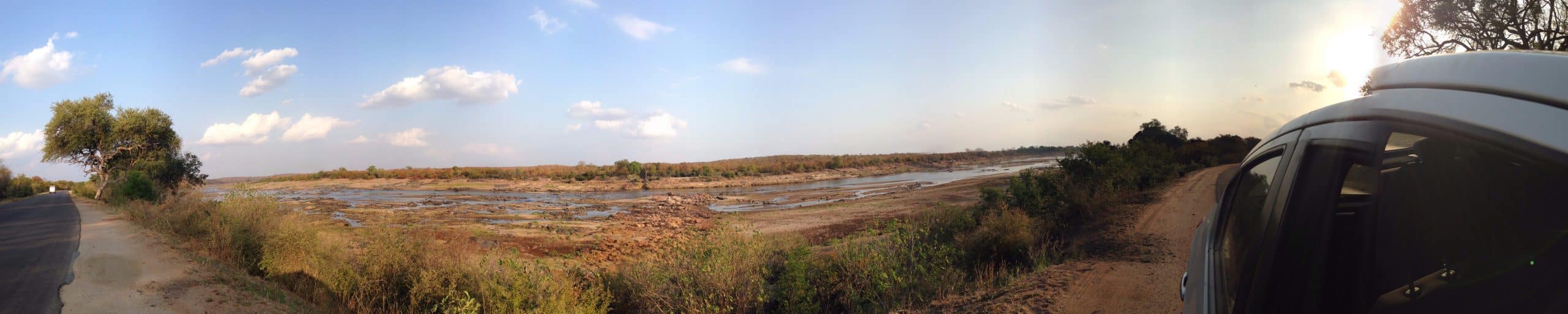 River viewpoint near Satara